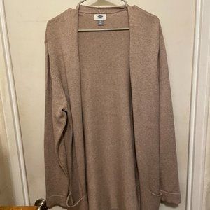Old Navy Women's Tan Cardigan Sweater